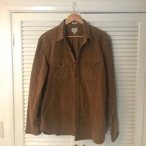 Corduroy outer shirt